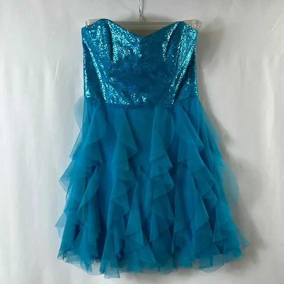 Teeze Me | Dresses | Teeze Me Sz 5 Turquoise Party Dress | Poshmark